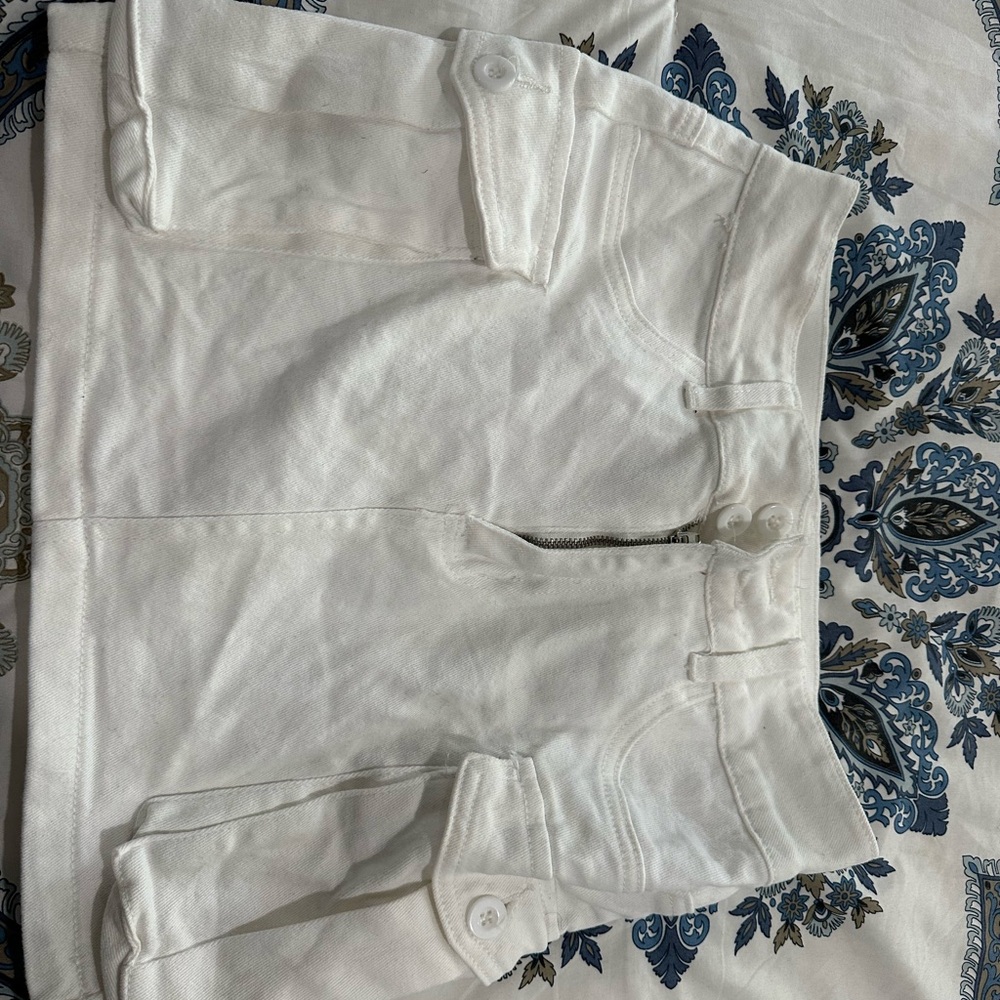 White Mini Skirt